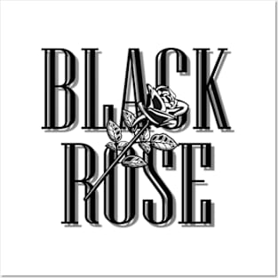 Black Rose Beautiful Rose Posters and Art